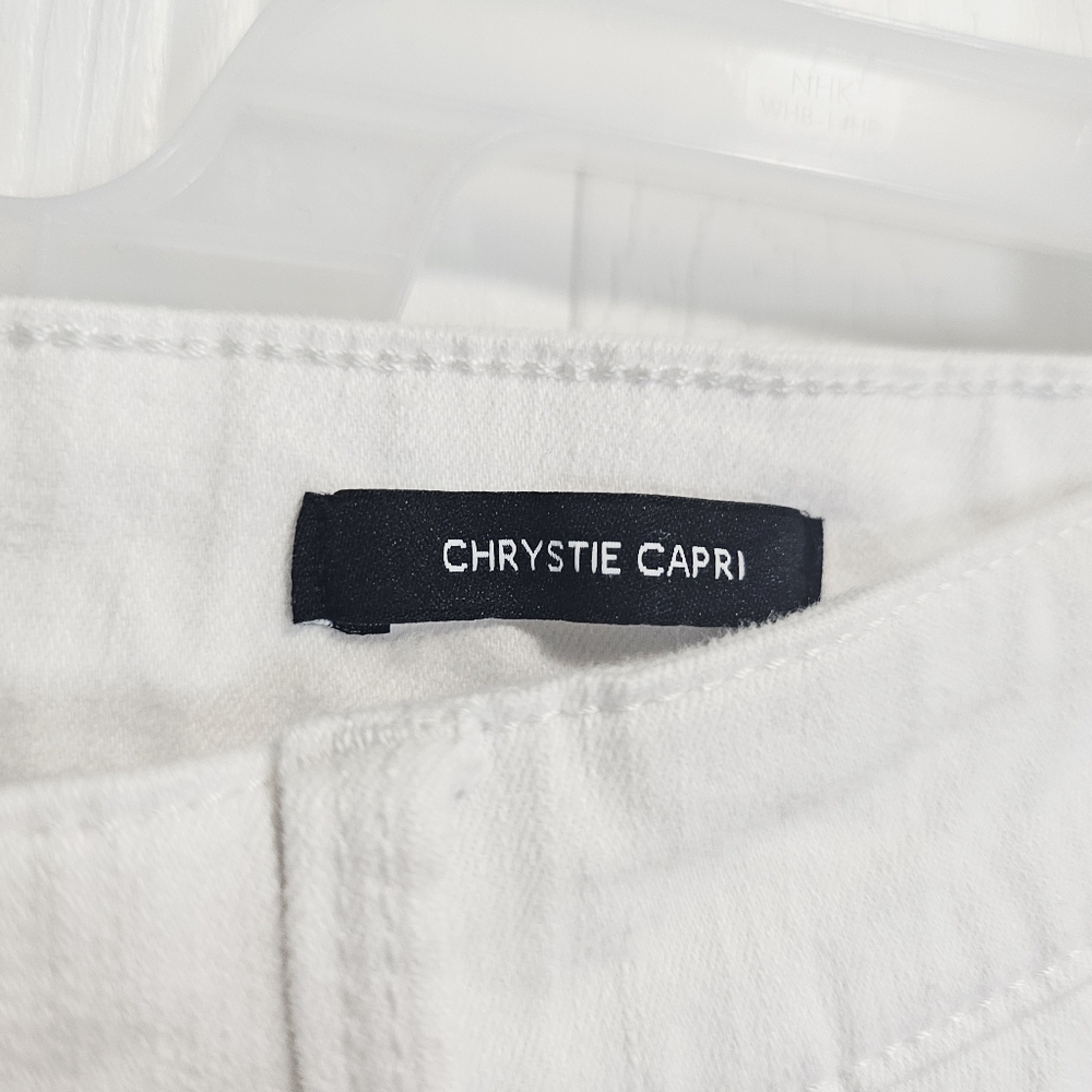 Nine West Women's White Crop Jeans - Picture 4 of 5